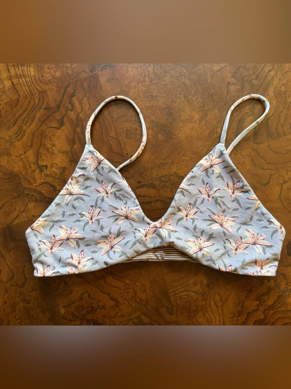 ACACIA LILY ๐ swimwear Lavender Floral and Tan Four piece set. - Picture 2 of 15